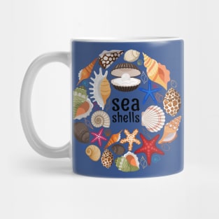 Sea shells illustration Mug